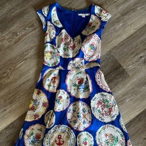 Boden blue summer dress (US size 2R)
